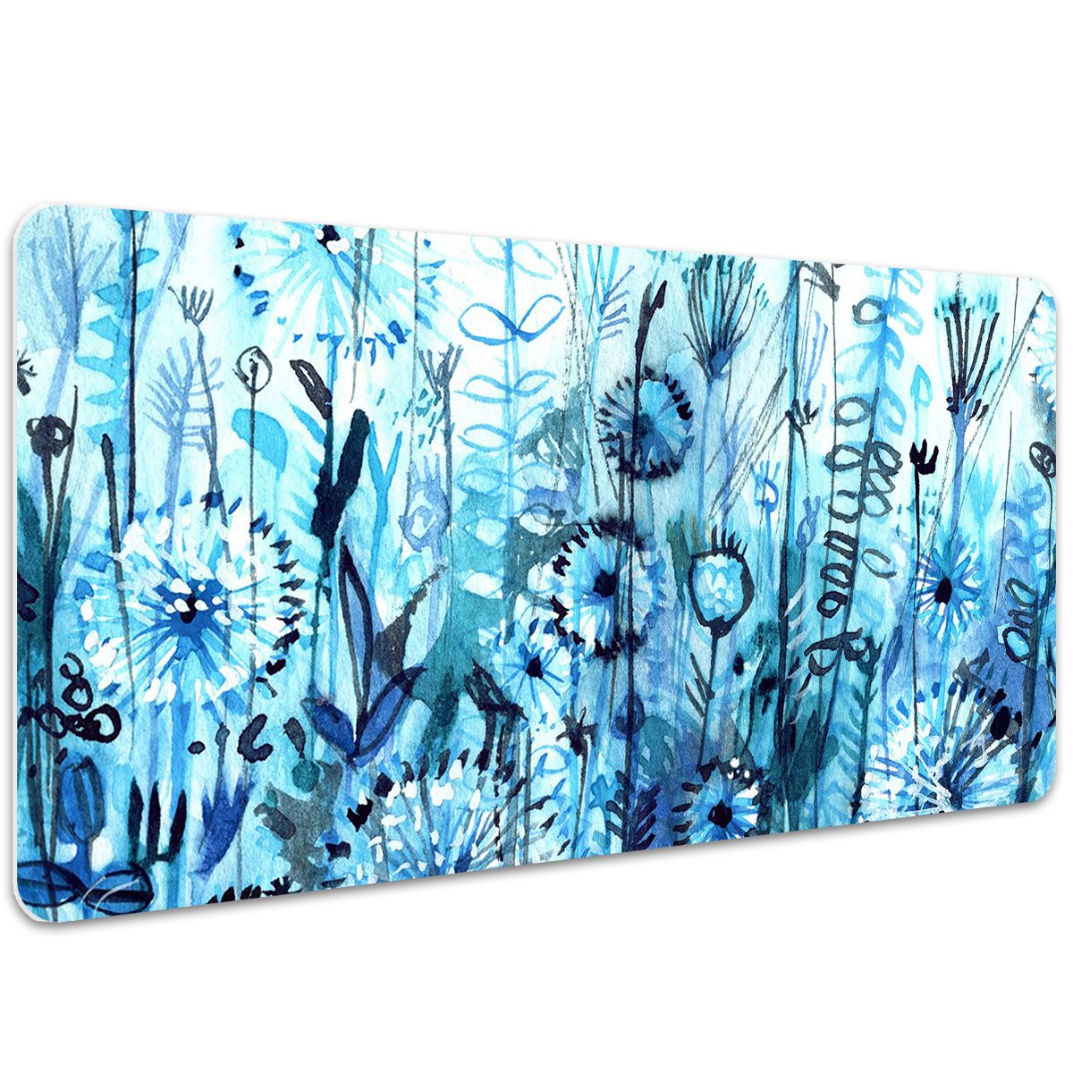 Ochronna mata podkładka na biurko Zarośla 100x50 cm, Dywanomat