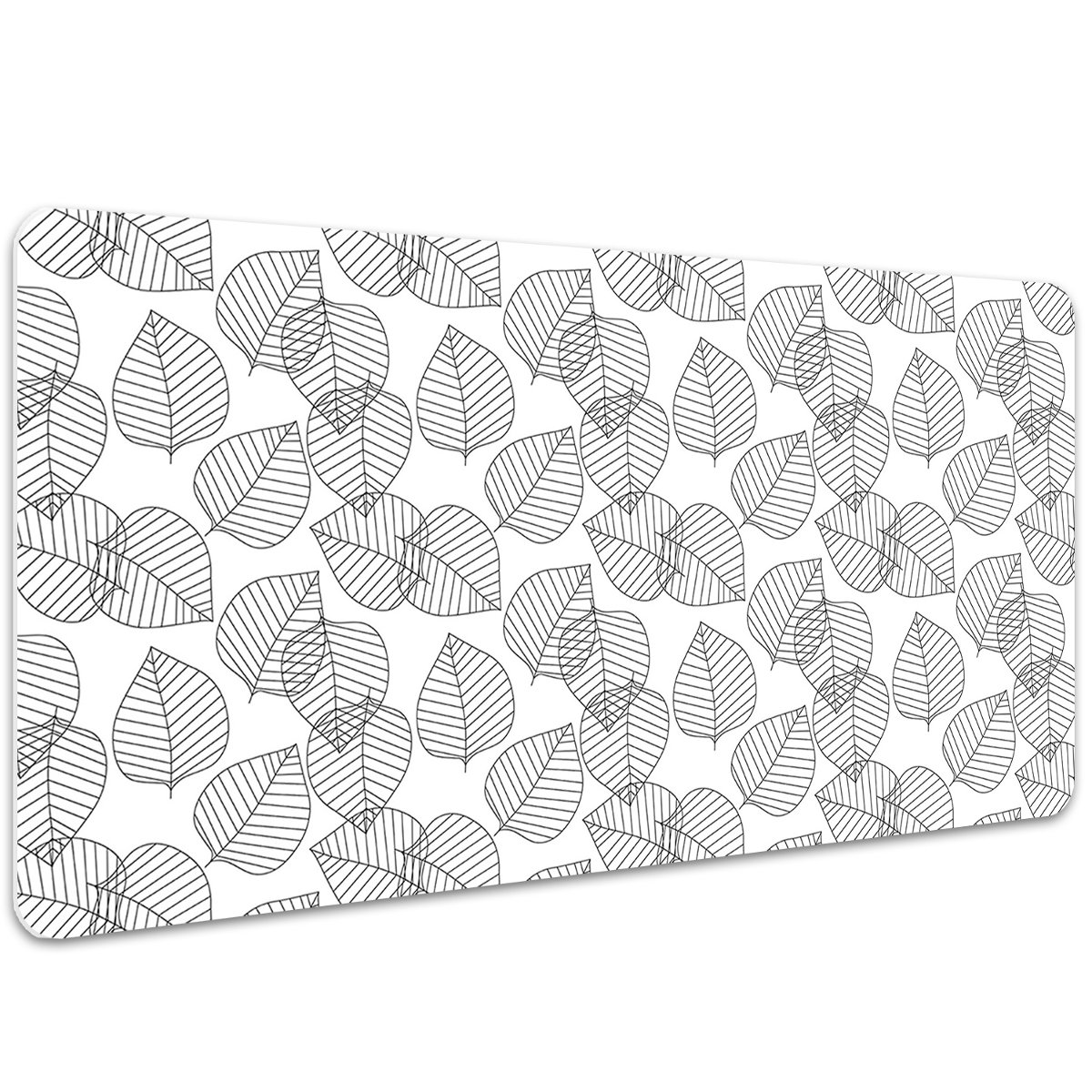 Ochronna podkładka na biurko Liście wzór 100x50 cm, Dywanomat
