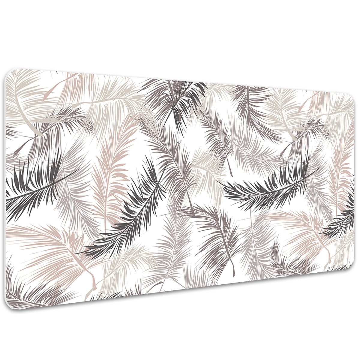 Mata z nadrukiem na biurko Liście palmowe 100x50 cm, Dywanomat