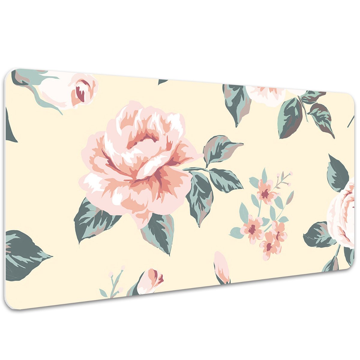 Podkładka mata ochrona biurka Vintage Róże 100x50cm, Dywanomat