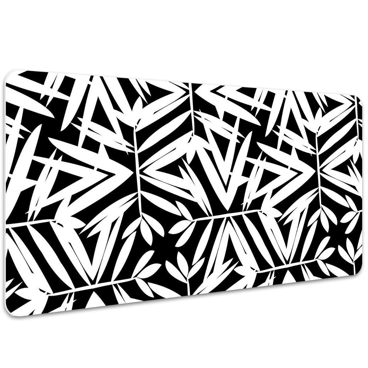 Duża podkładka na biurko Czarno-biały wzór 100x50cm, Dywanomat