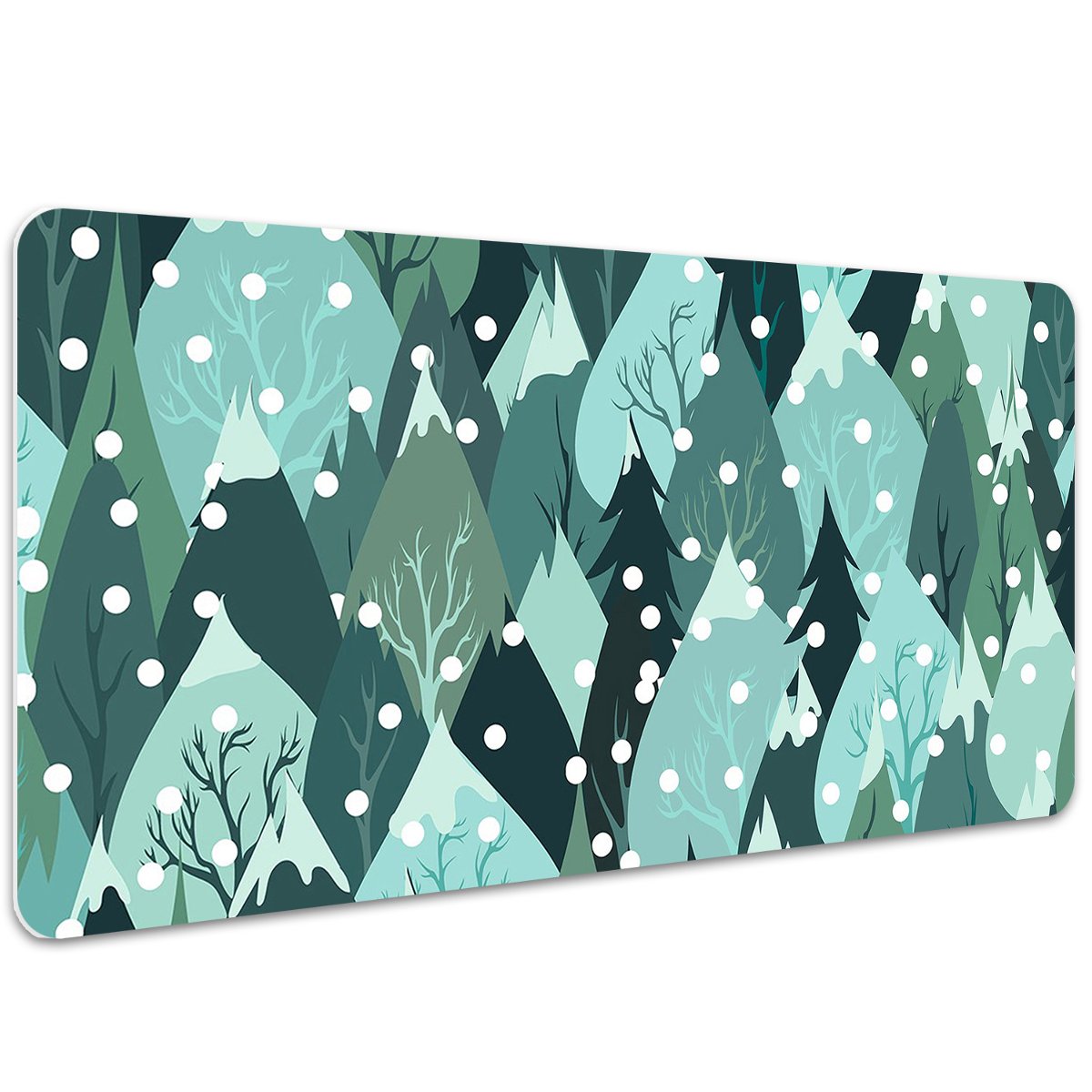 Ochronna podkładka na biurko Mroźne góry 100x50 cm, Dywanomat