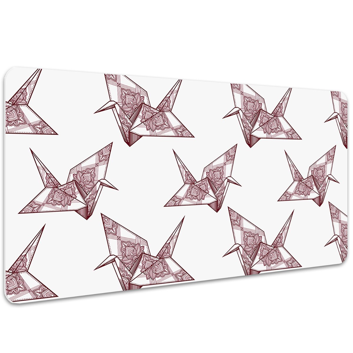 Mata ochronna z nadrukiem Ptaki origami 100x50 cm, Dywanomat