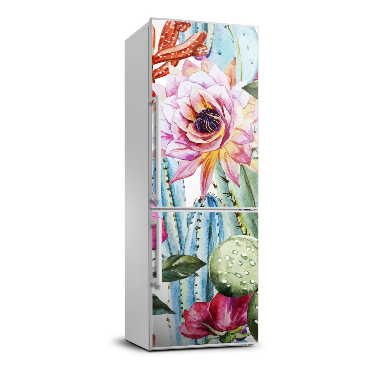 Okleina fototapety lodówkę Kaktusy  70x190, Tulup