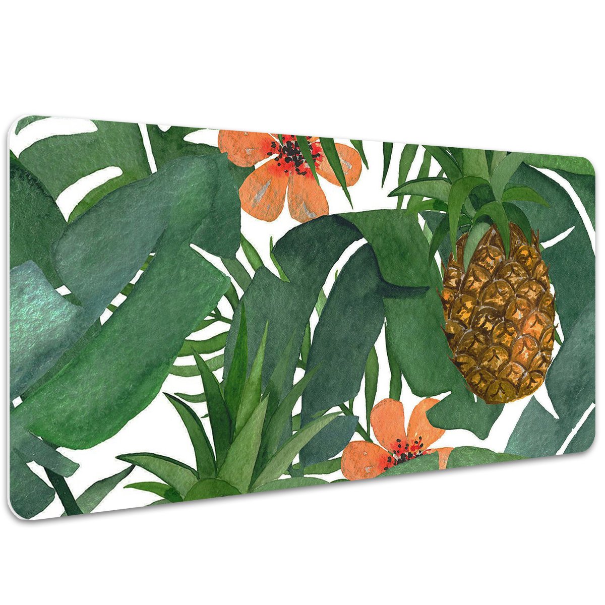 Duża podkładka na biurko Tropikalny ananas 100x50cm, Dywanomat