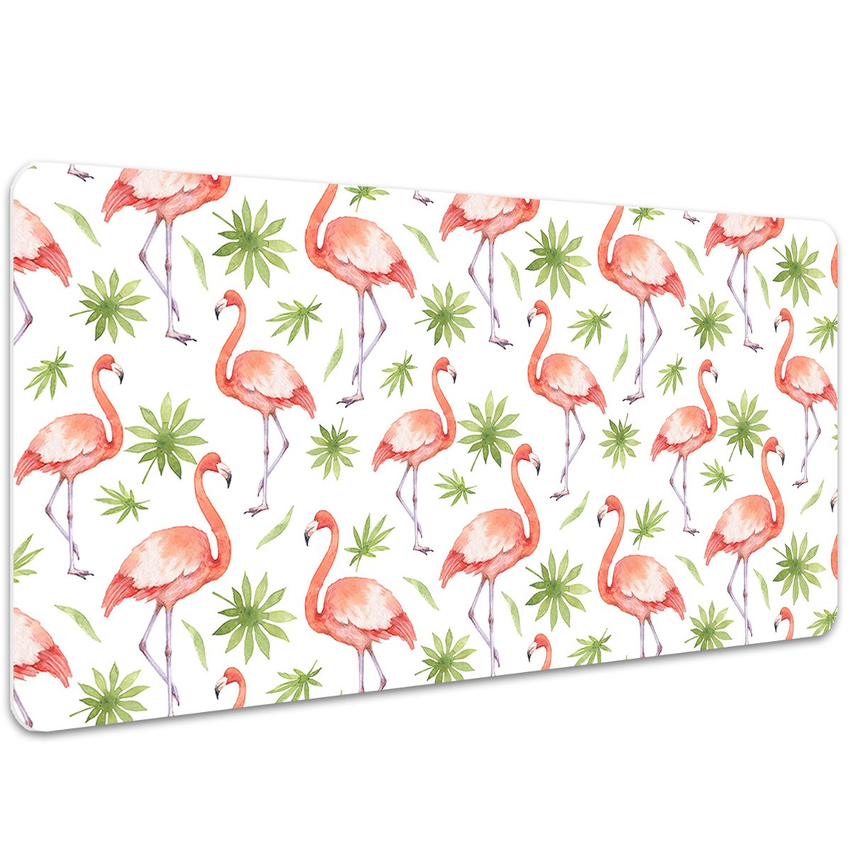Podkładka pod mysz i klawiaturę Flamingi 100x50 cm, Dywanomat