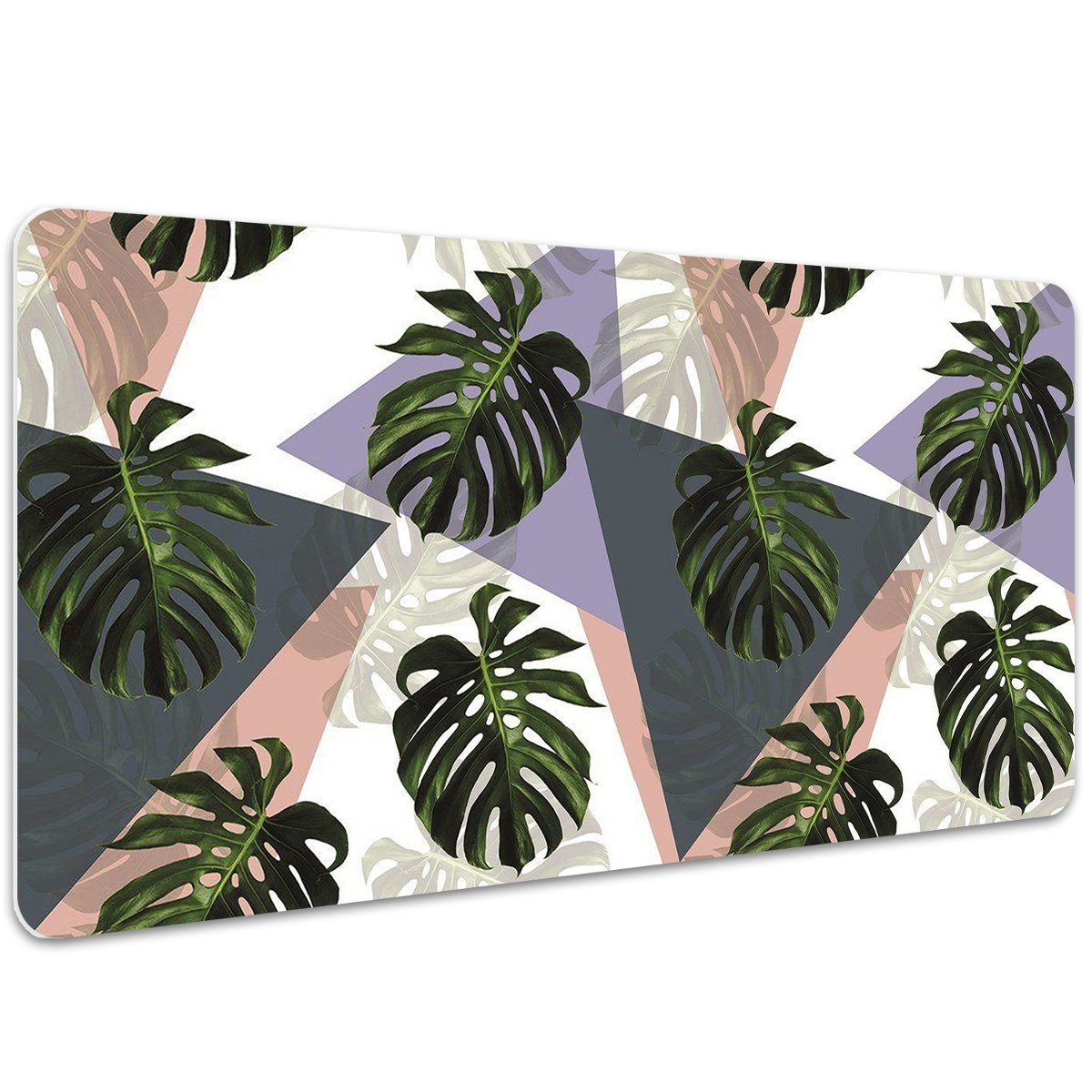 Mata ochronna z nadrukiem Monstera wzór 100x50 cm, Dywanomat