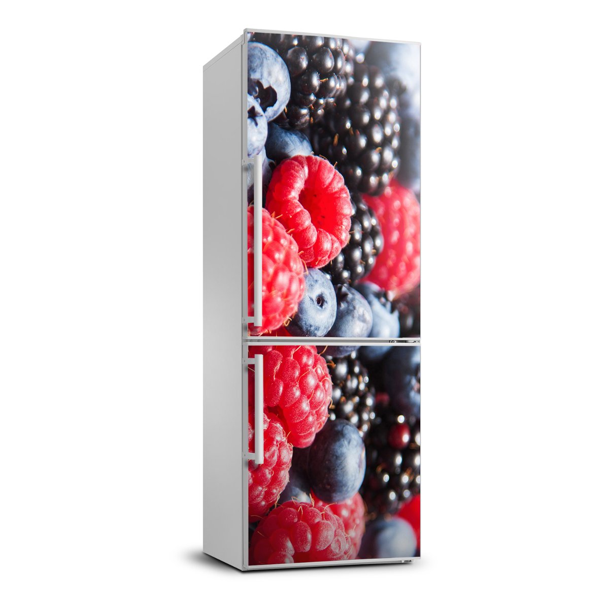 Naklejka lodówkę samoprzylepna Owoce leśne 70x190, Tulup