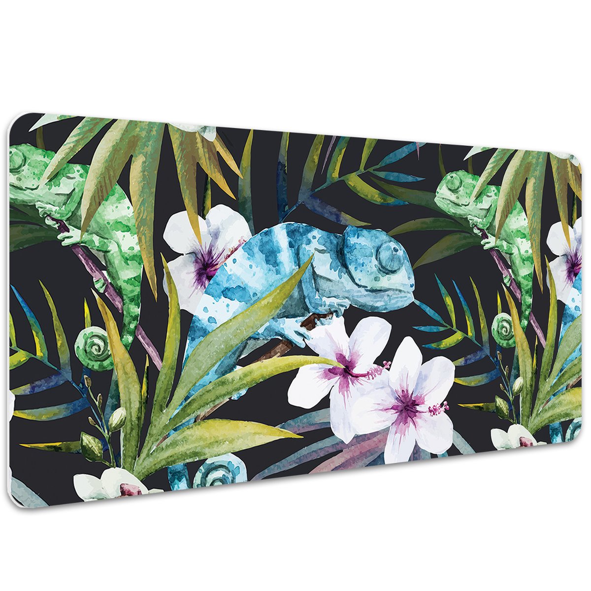 Podkładka na biurko Niebieski kameleon 100x50 cm, Dywanomat