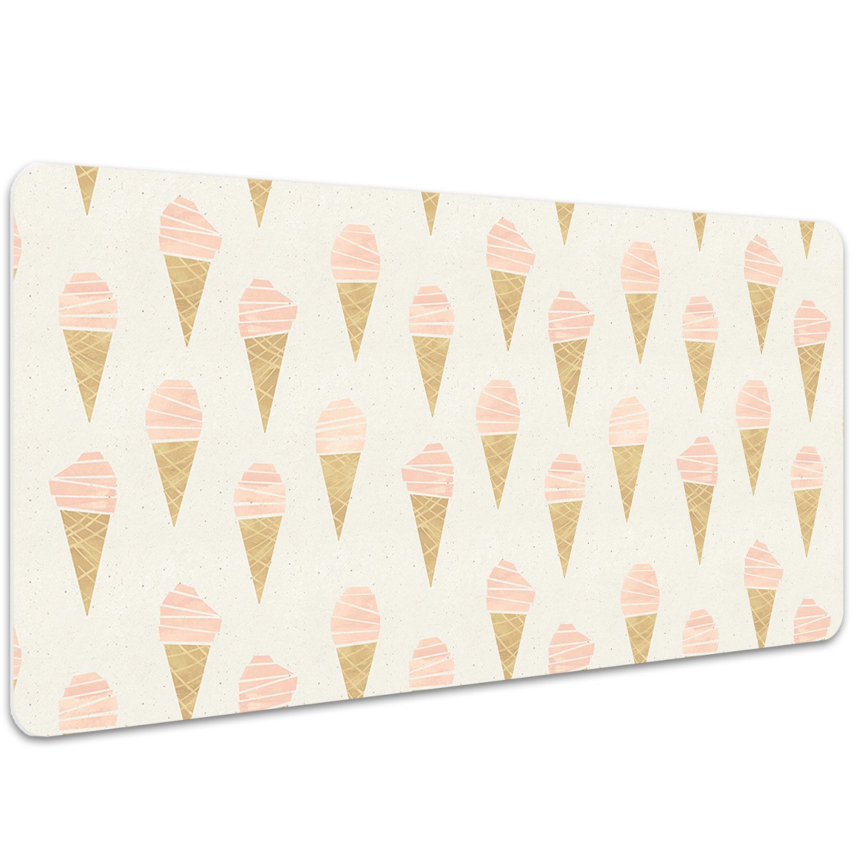 Ochronna podkładka na biurko Różowe lody 100x50 cm, Dywanomat