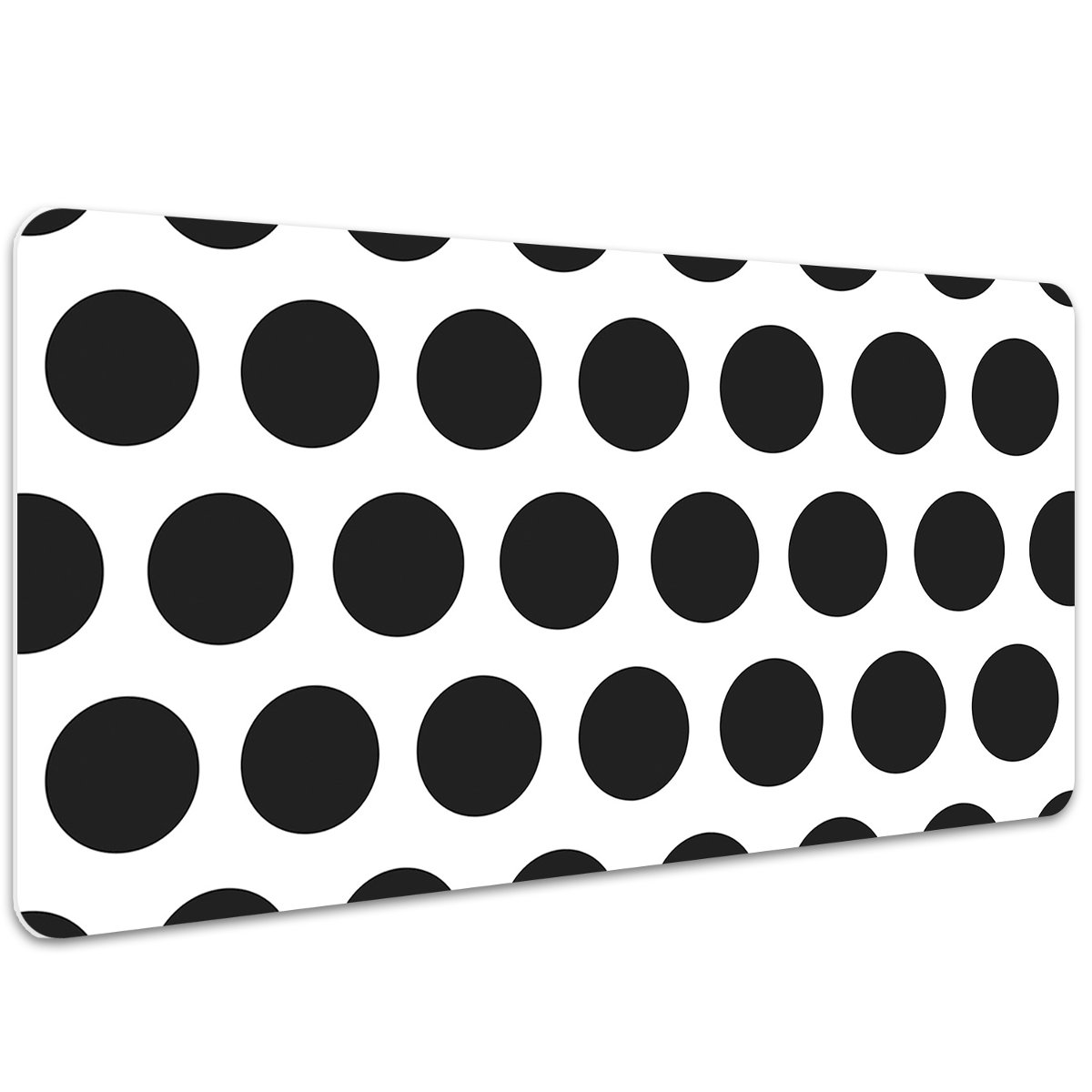Mata z nadrukiem na biurko Deseń w kropki 100x50 cm, Dywanomat