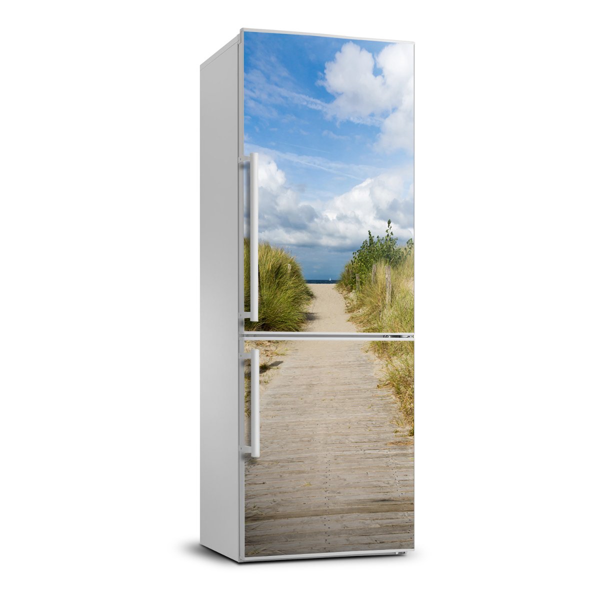 Naklejka lodówkę Ścieżka na plażę 70x190, Tulup