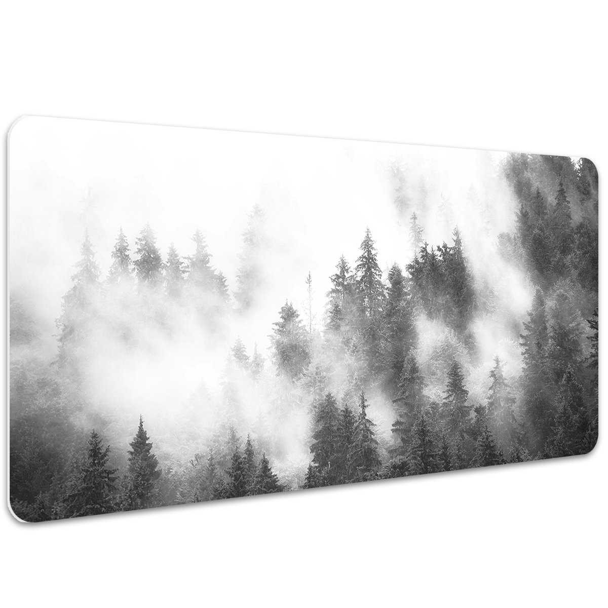 Ochronna podkładka na biurko Mglisty las 100x50 cm, Dywanomat