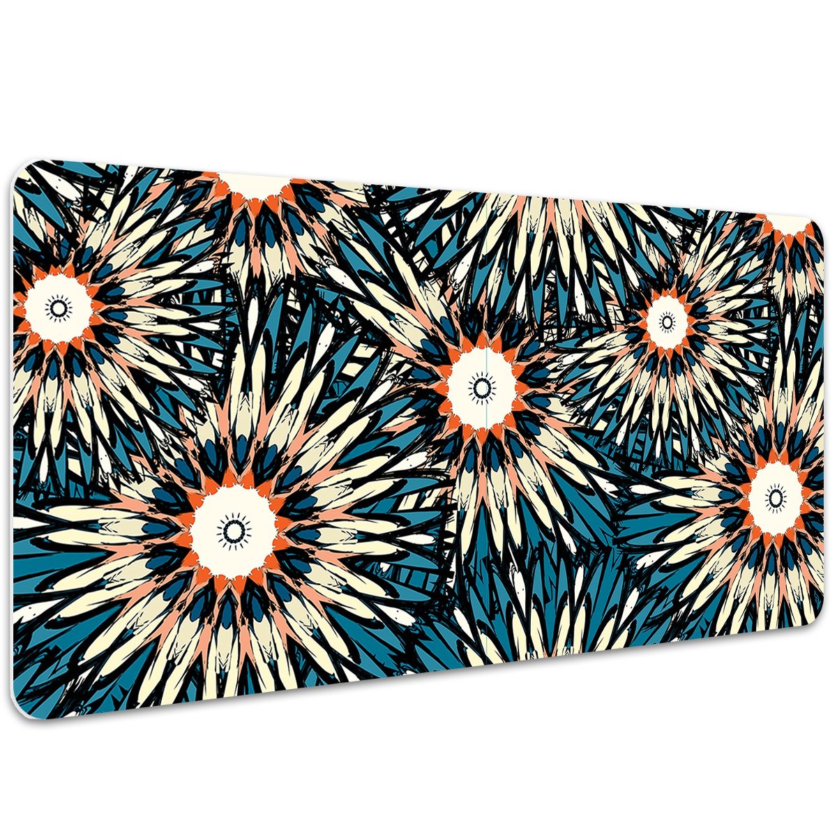 Mata z nadrukiem na biurko Piękna mandala 100x50 cm, Dywanomat