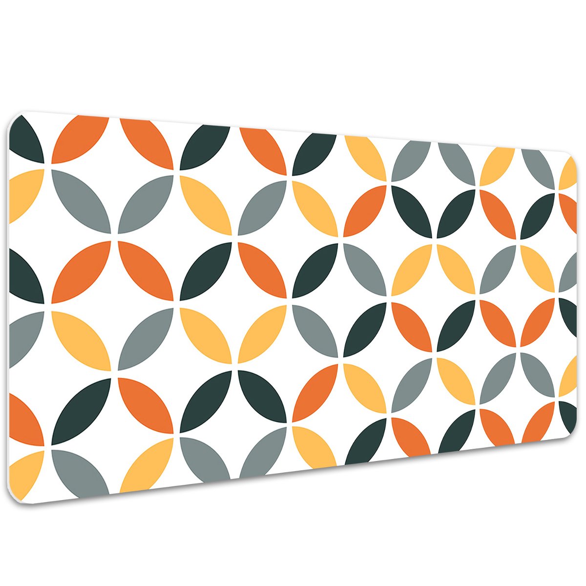 Duża podkładka na biurko Geometryczne koła 100x50cm, Dywanomat
