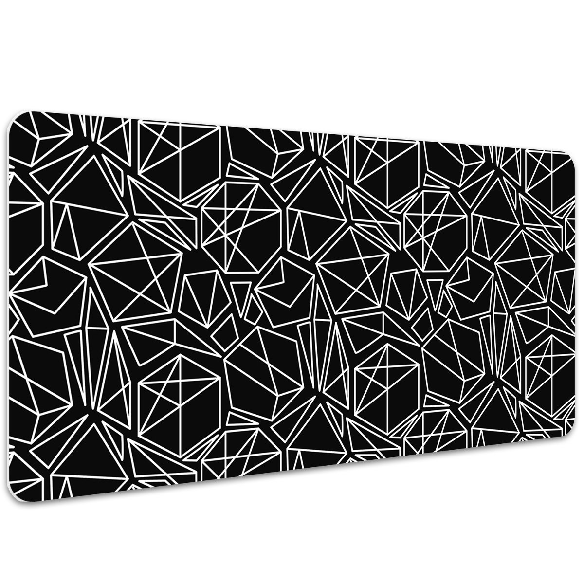 Podkładka na biurko Geometryczne bryły 100x50 cm, Dywanomat