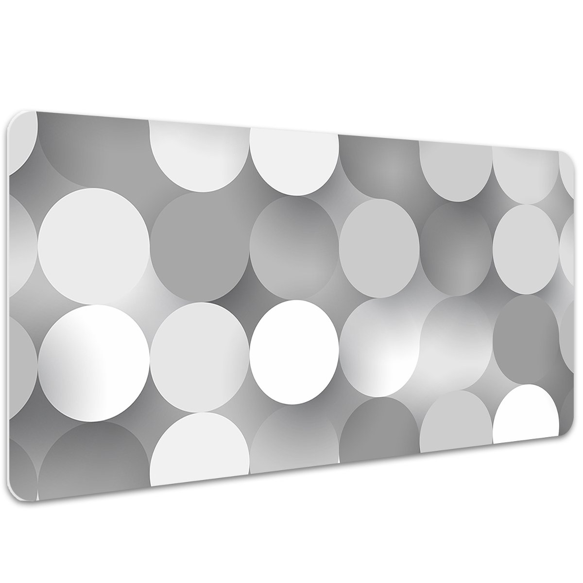 Podkładka mata ochrona biurka Płaskie koła 100x50cm, Dywanomat