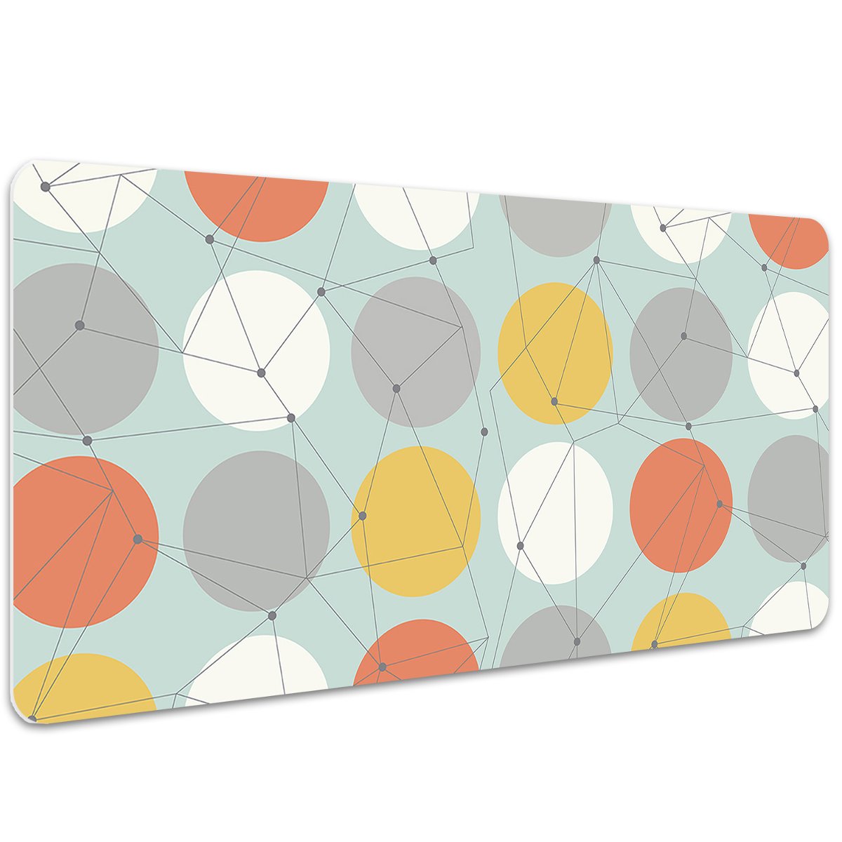 Duża podkładka na biurko Wzór geometryczny 100x50cm, Dywanomat