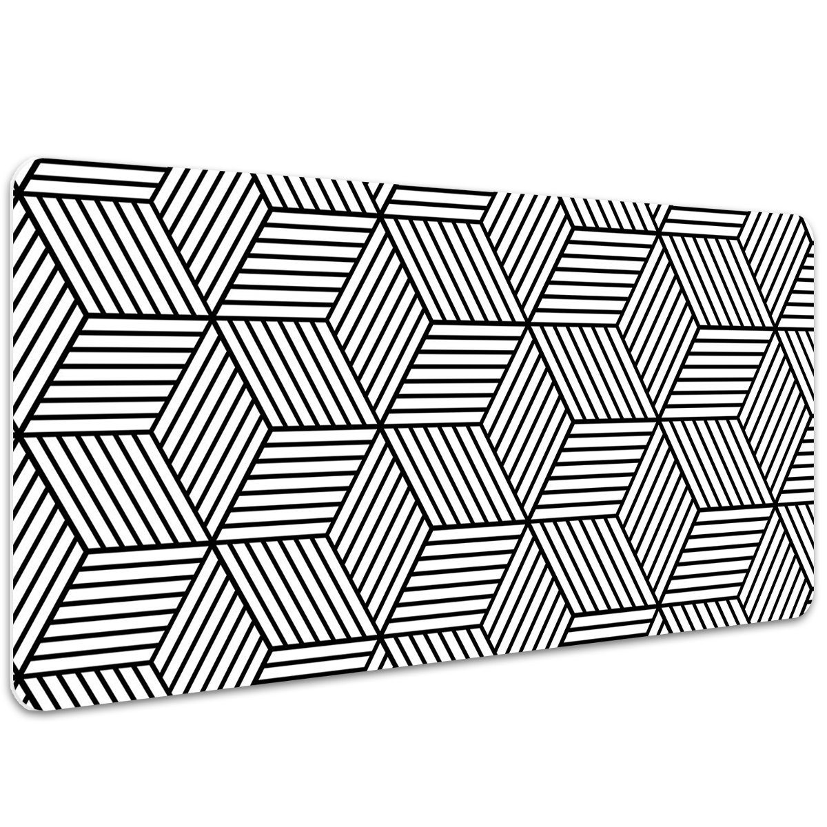 Mata ochronna na blat Kostki geometryczne 100x50 cm, Dywanomat