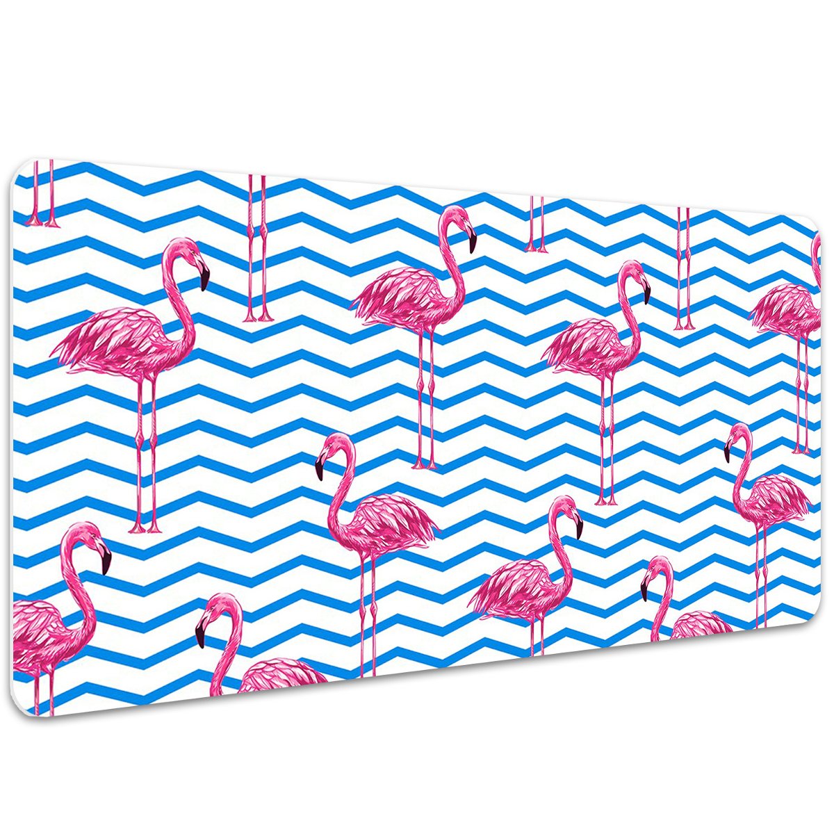Podkładka pod mysz i klawiaturę Flamingi 100x50 cm, Dywanomat