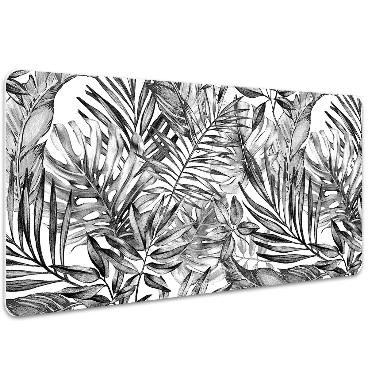 Mata z nadrukiem na biurko Szkic monstera 100x50 cm, Dywanomat