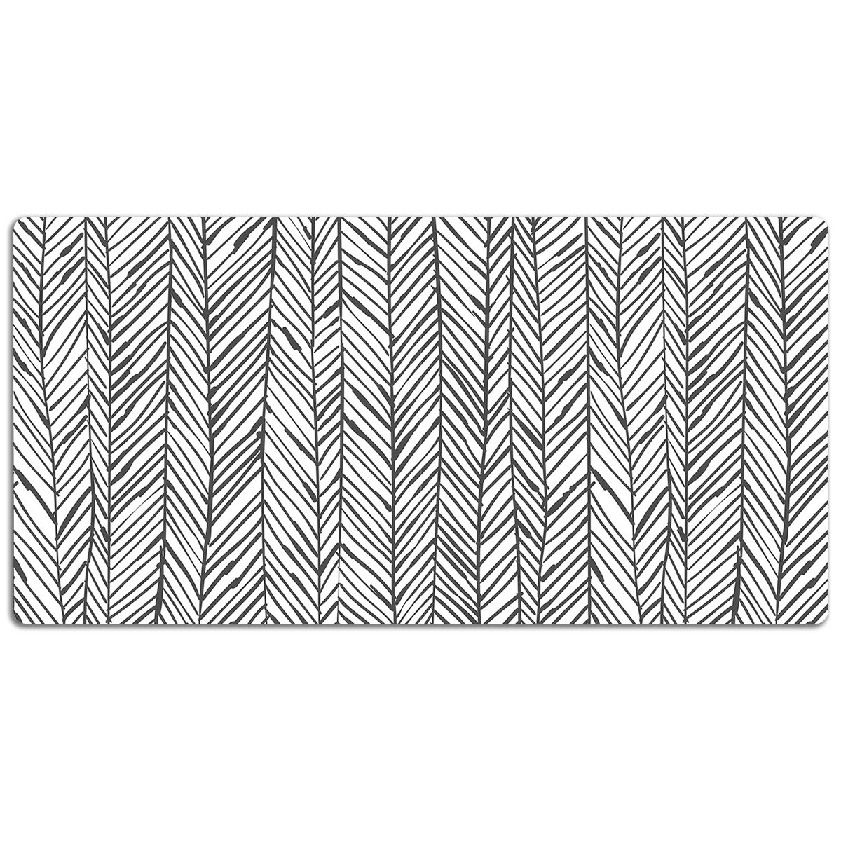 Ochronna mata podkładka na biurko Jodełka 120x60 cm, Dywanomat