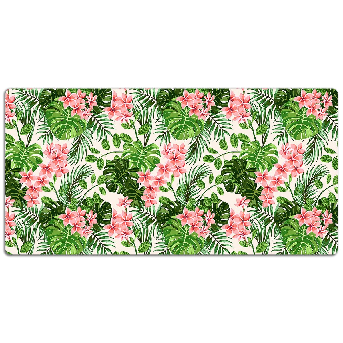 Podkładka pod mysz i klawiaturę Hibiskus 120x60 cm, Dywanomat