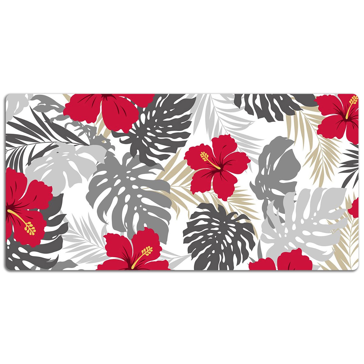 Podkładka pod mysz i klawiaturę Hibiskus 120x60 cm, Dywanomat