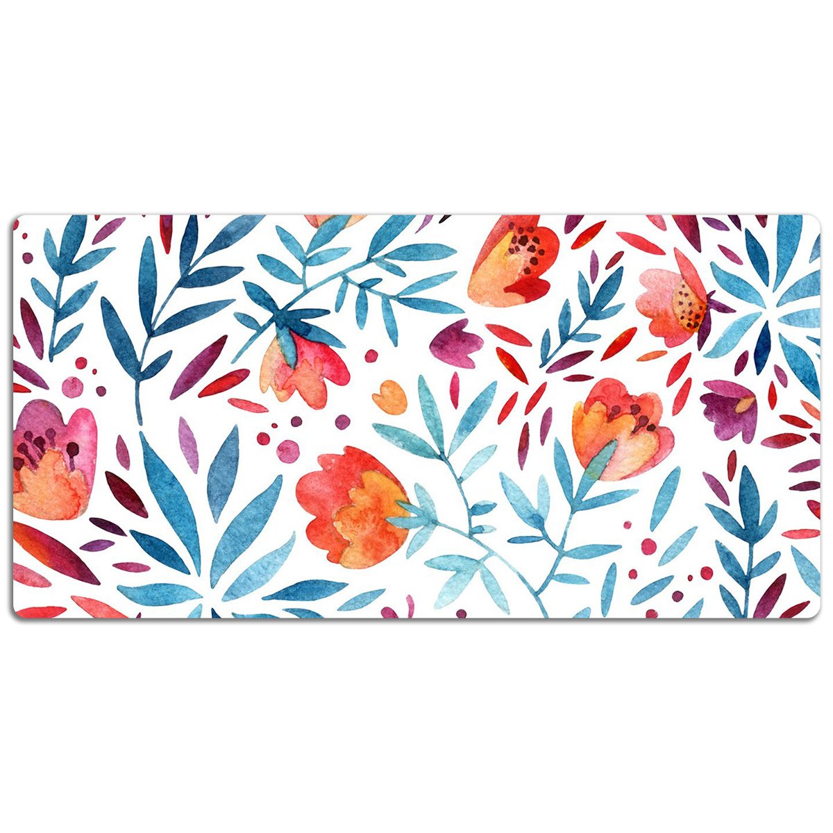 Podkładka mata ochrona biurka Maki vintage 120x60cm, Dywanomat