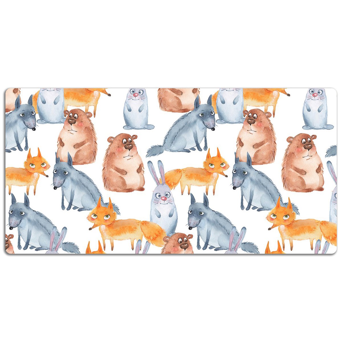 Mata ochronna podkładka pod mysz Zwierzaki 120x60cm, Dywanomat