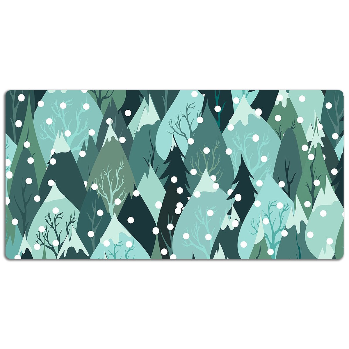 Ochronna podkładka na biurko Mroźne góry 120x60 cm, Dywanomat