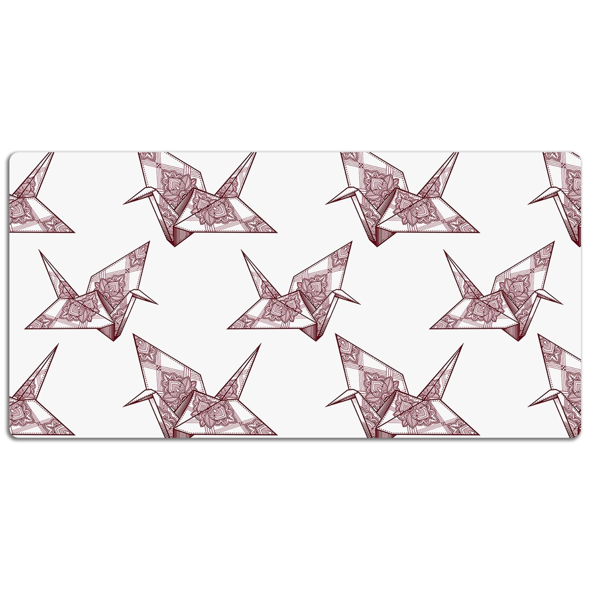 Mata ochronna z nadrukiem Ptaki origami 120x60 cm, Dywanomat