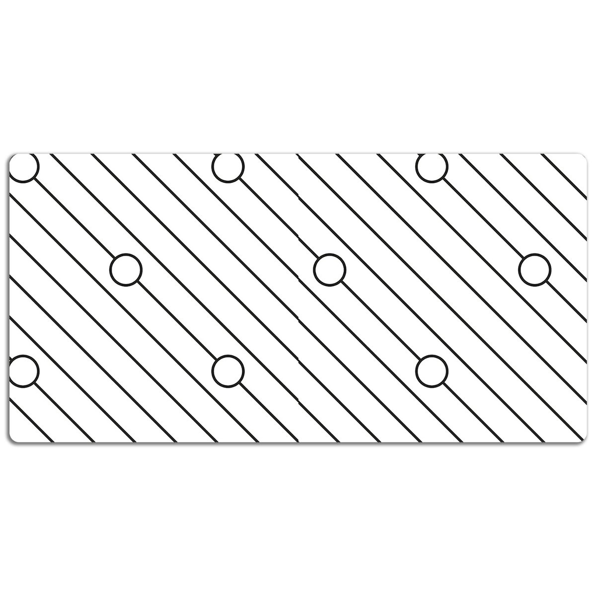 Podkładka mata ochrona biurka Wzór w paski 120x60cm, Dywanomat