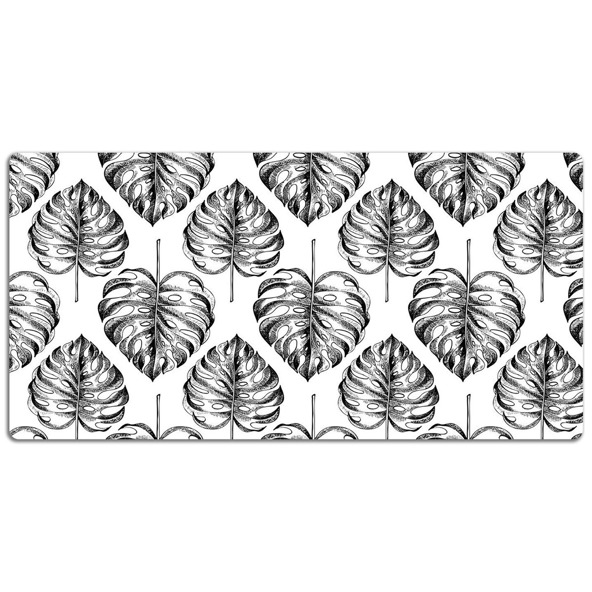 Podkładka pod mysz i klawiaturę Monstera 120x60 cm, Dywanomat