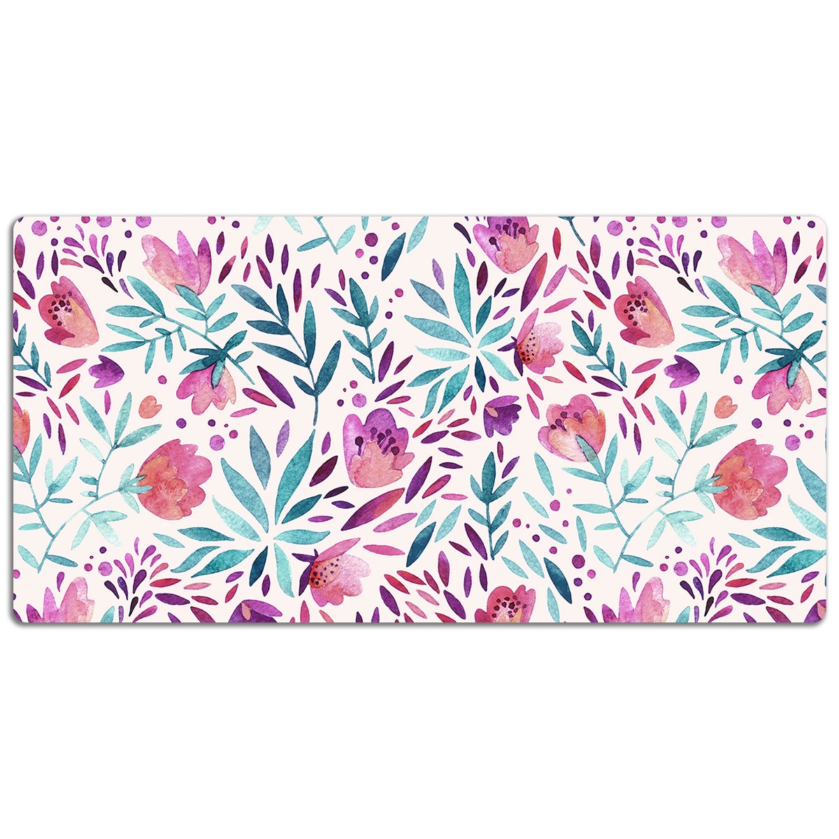 Podkładka mata ochrona biurka Vintage maki 120x60cm, Dywanomat