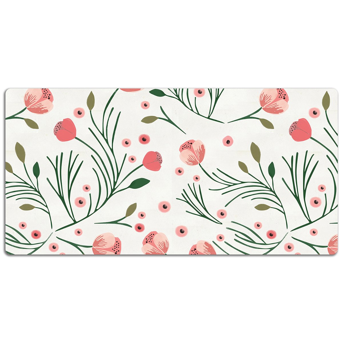 Podkładka mata ochrona biurka Vintage maki 120x60cm, Dywanomat