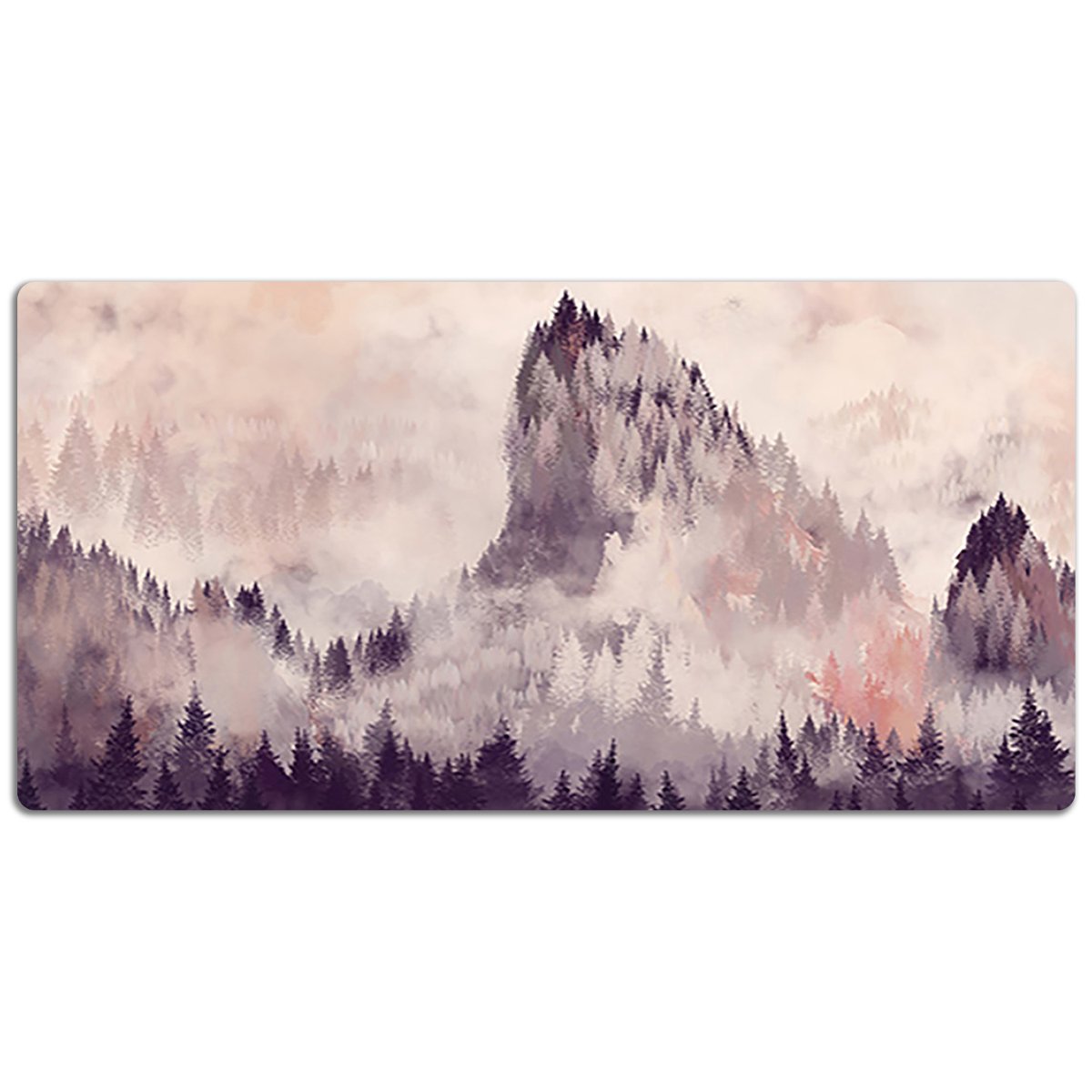 Podkładka mata ochrona biurka Góra w lesie 120x60cm, Dywanomat