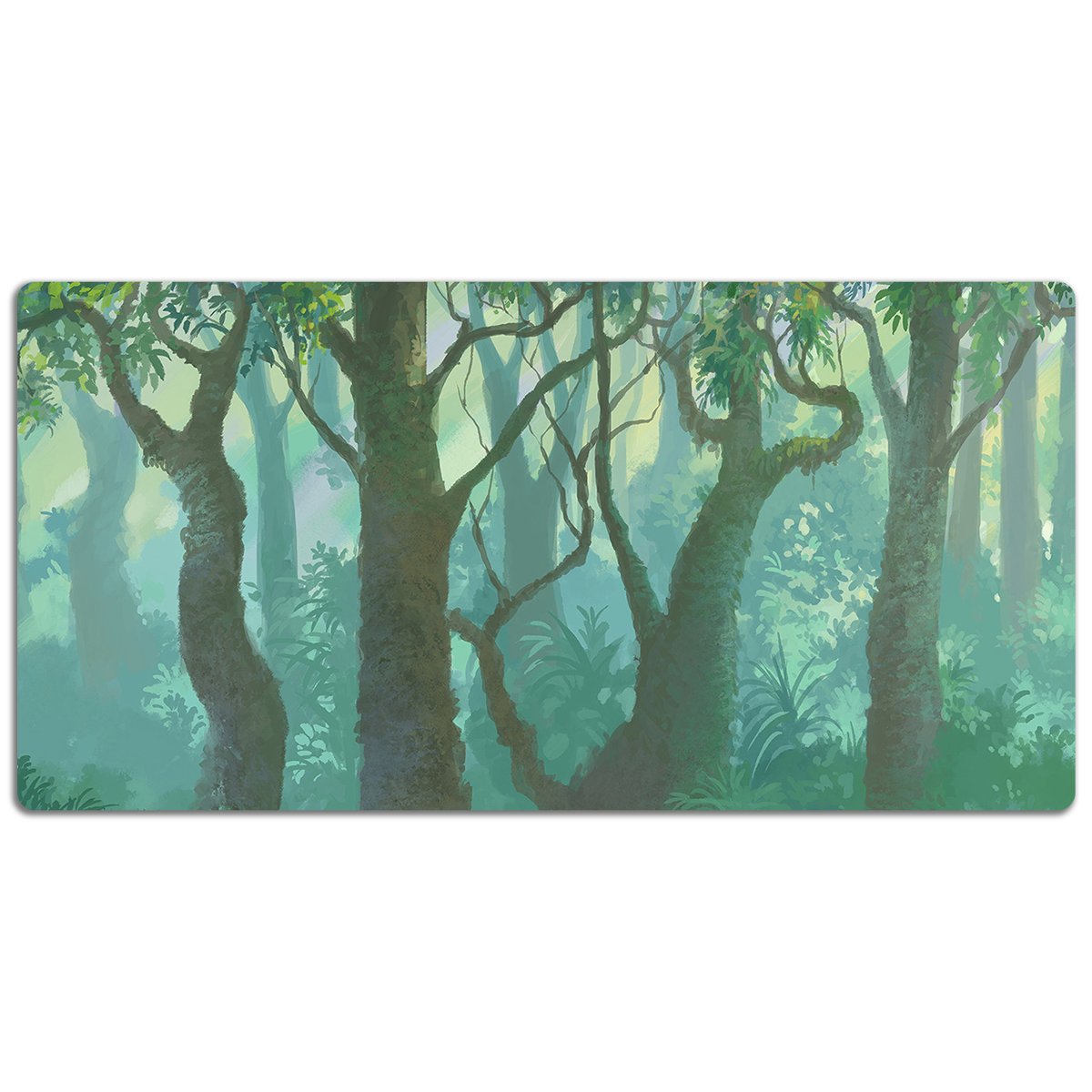 Ochronna podkładka na biurko Mroczny las 120x60 cm, Dywanomat
