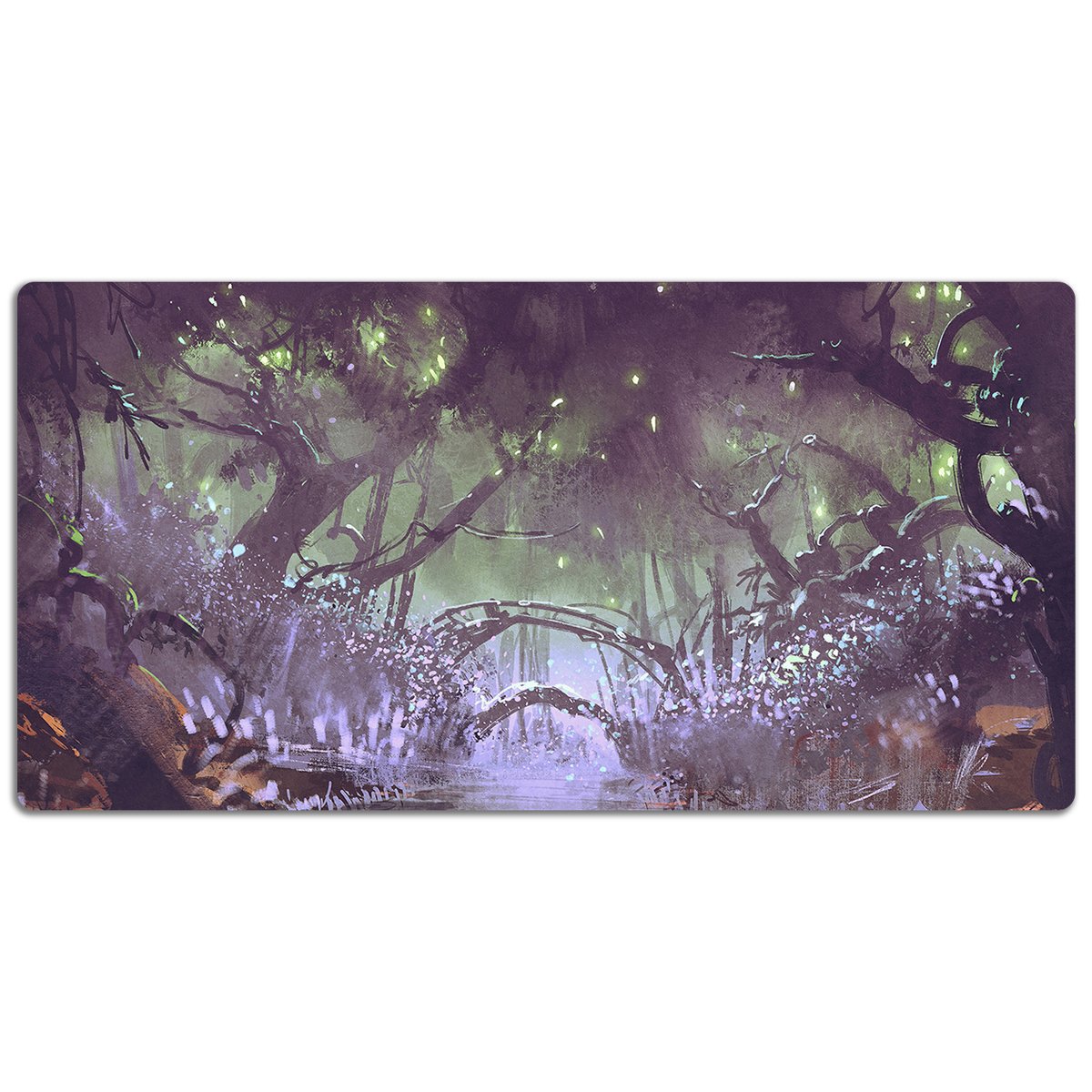 Ochronna podkładka na biurko Mroczny las 120x60 cm, Dywanomat