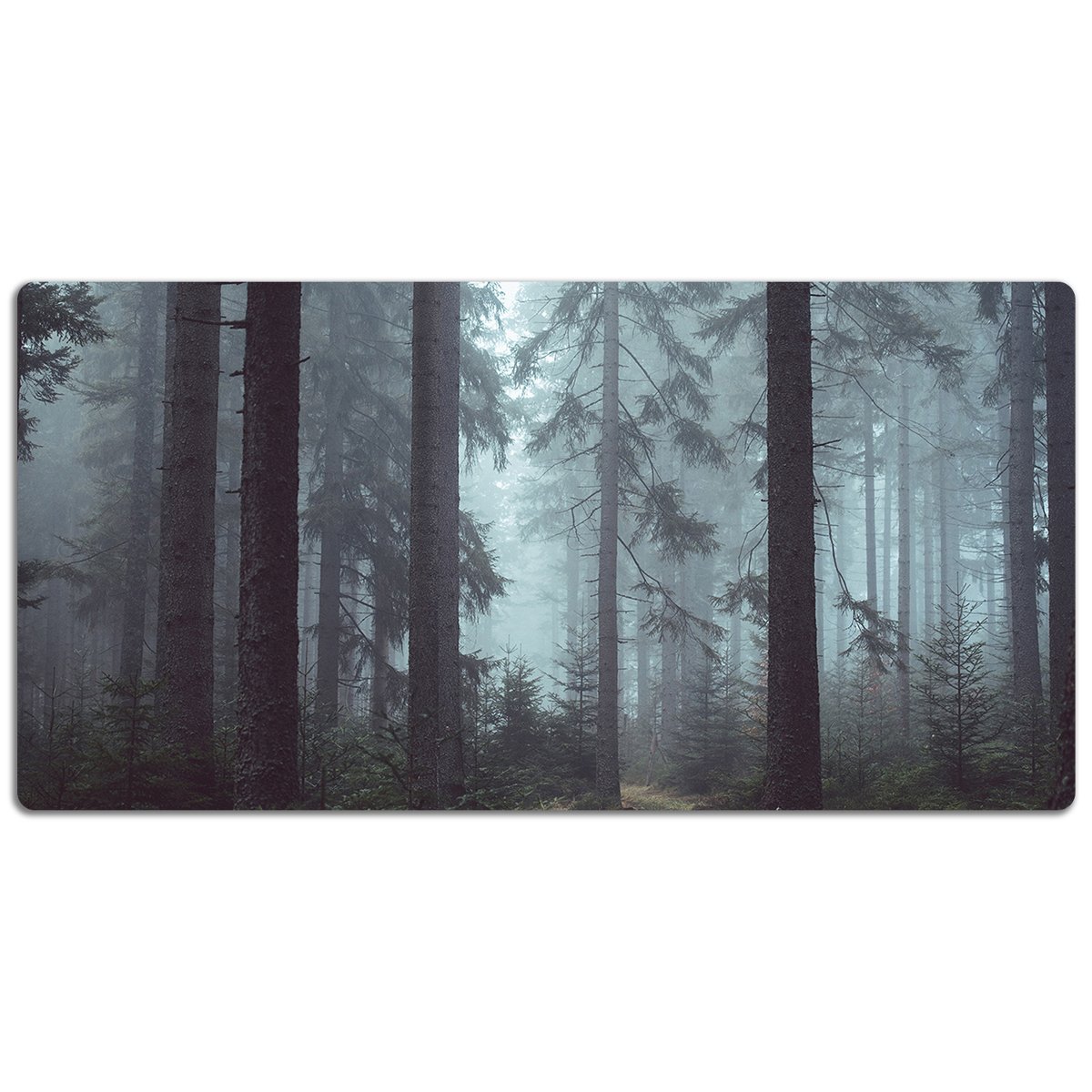 Ochronna podkładka na biurko Mglisty Las 120x60 cm, Dywanomat