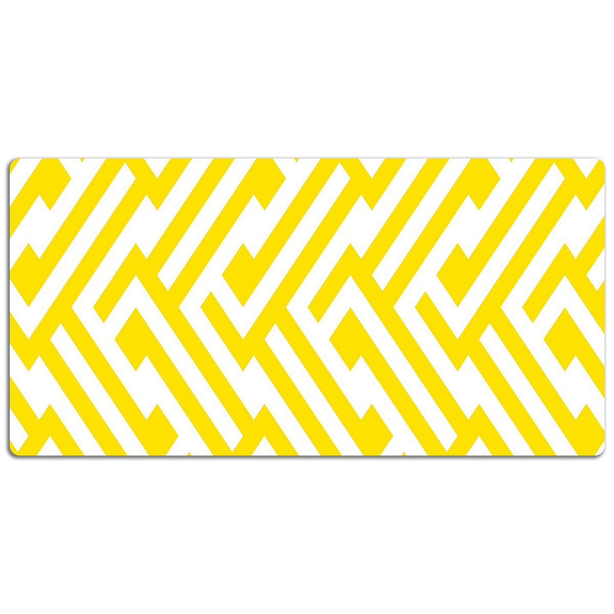 Ochronna podkładka na biurko Żółty pasek 120x60 cm, Dywanomat