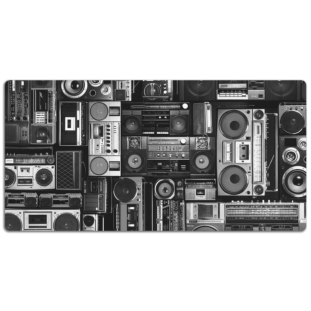Podkładka na biurko Old school boombox 120x60 cm, Dywanomat