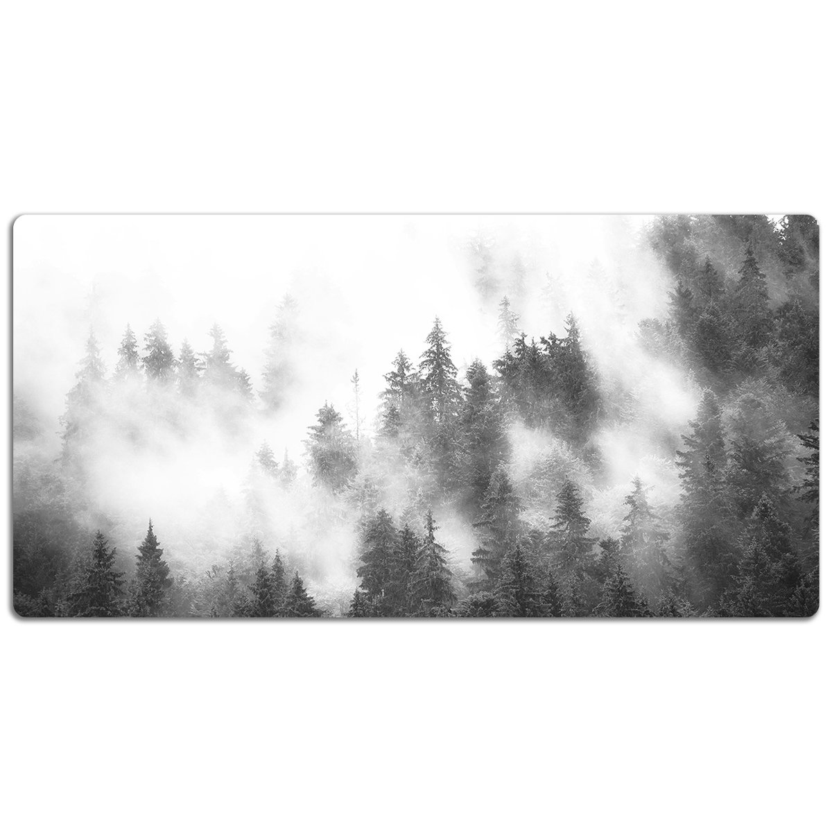 Ochronna podkładka na biurko Mglisty las 120x60 cm, Dywanomat