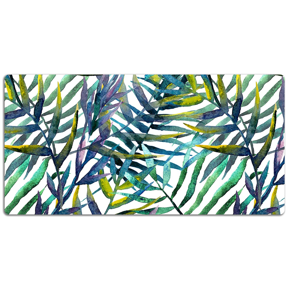 Duża podkładka na biurko Egzotyczne liście 120x60cm, Dywanomat
