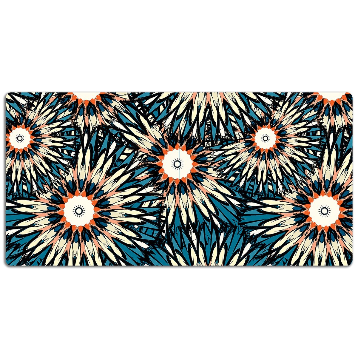 Mata z nadrukiem na biurko Piękna mandala 120x60 cm, Dywanomat