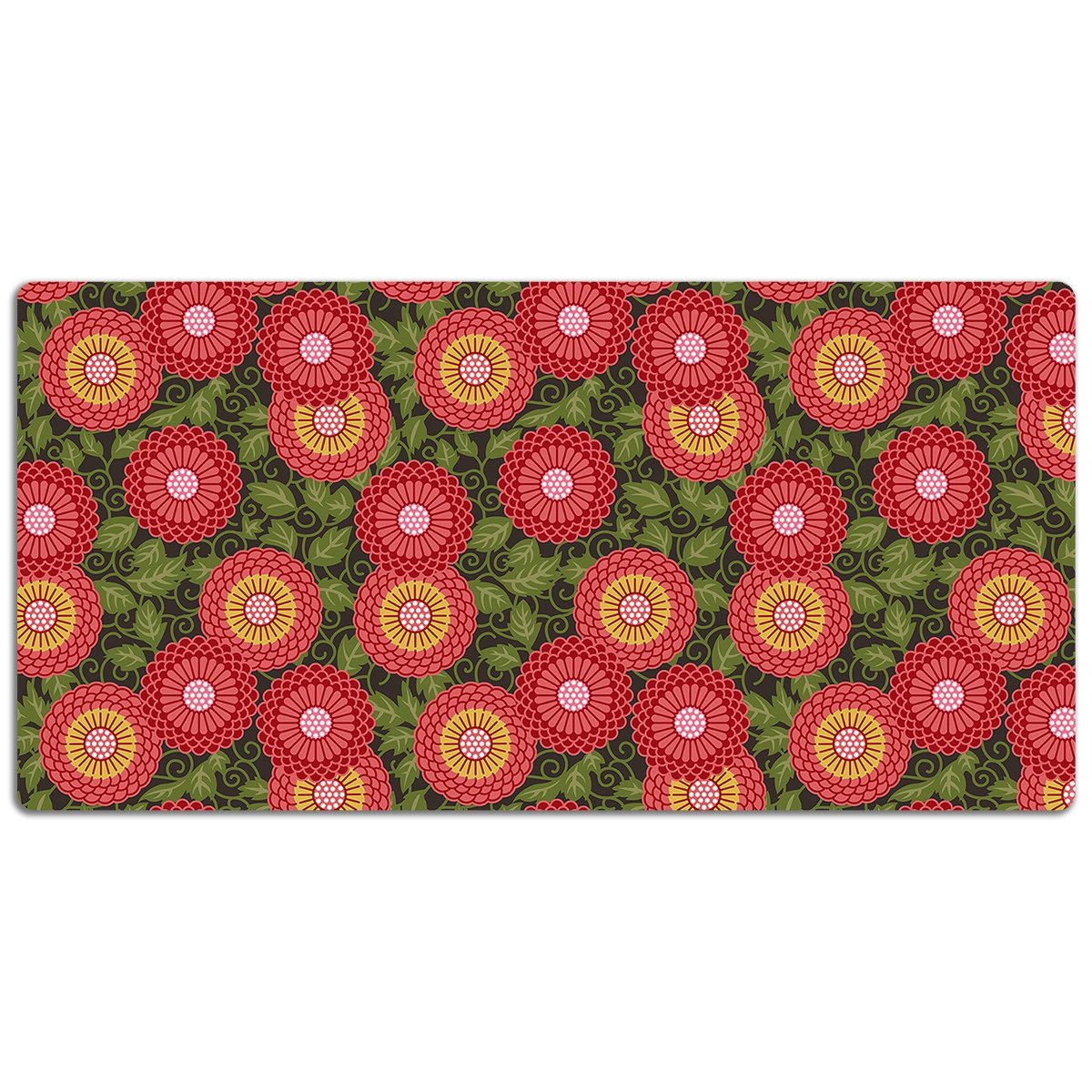 Mata ochronna na blat Geometryczne kwiaty 120x60 cm, Dywanomat