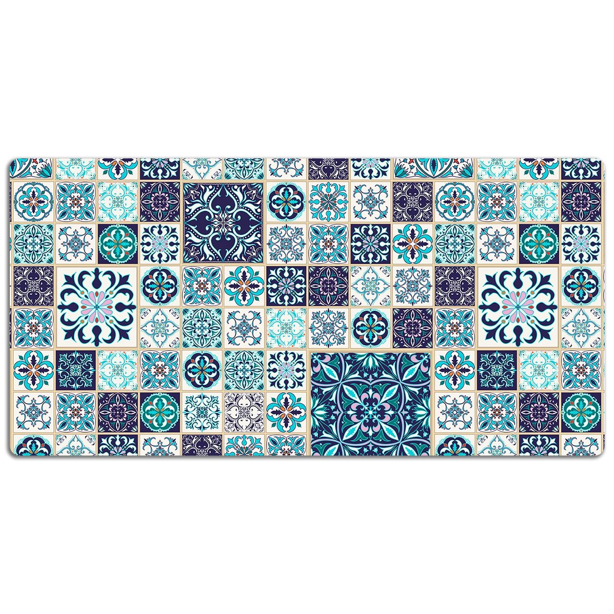 Mata ochronna na biurko Piękny patchwork 120x60 cm, Dywanomat