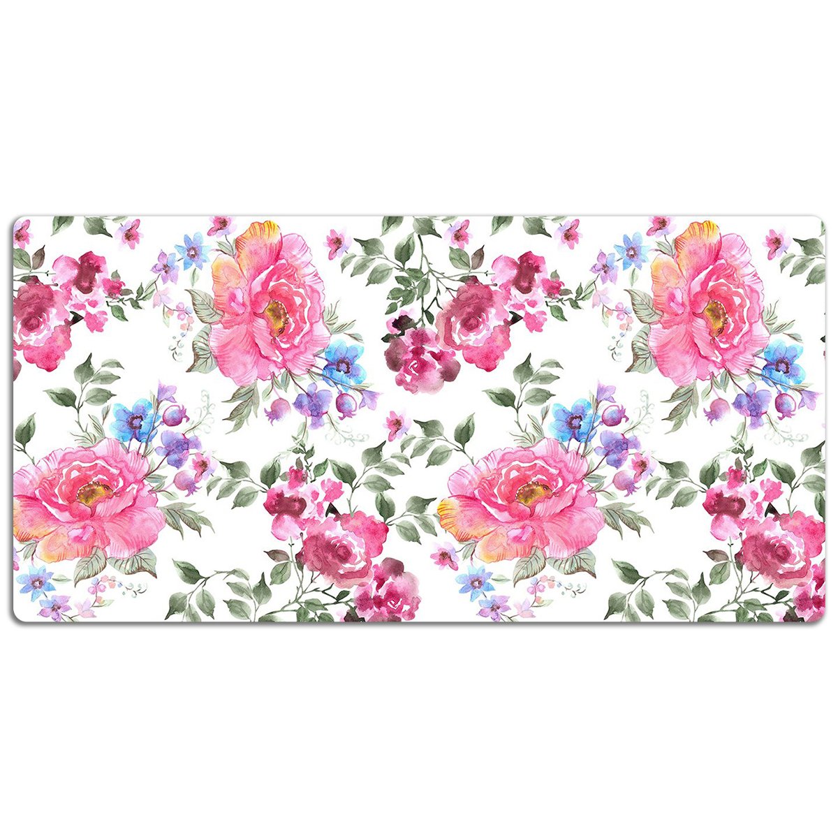 Duża podkładka na biurko Róże styl vintage 120x60cm, Dywanomat