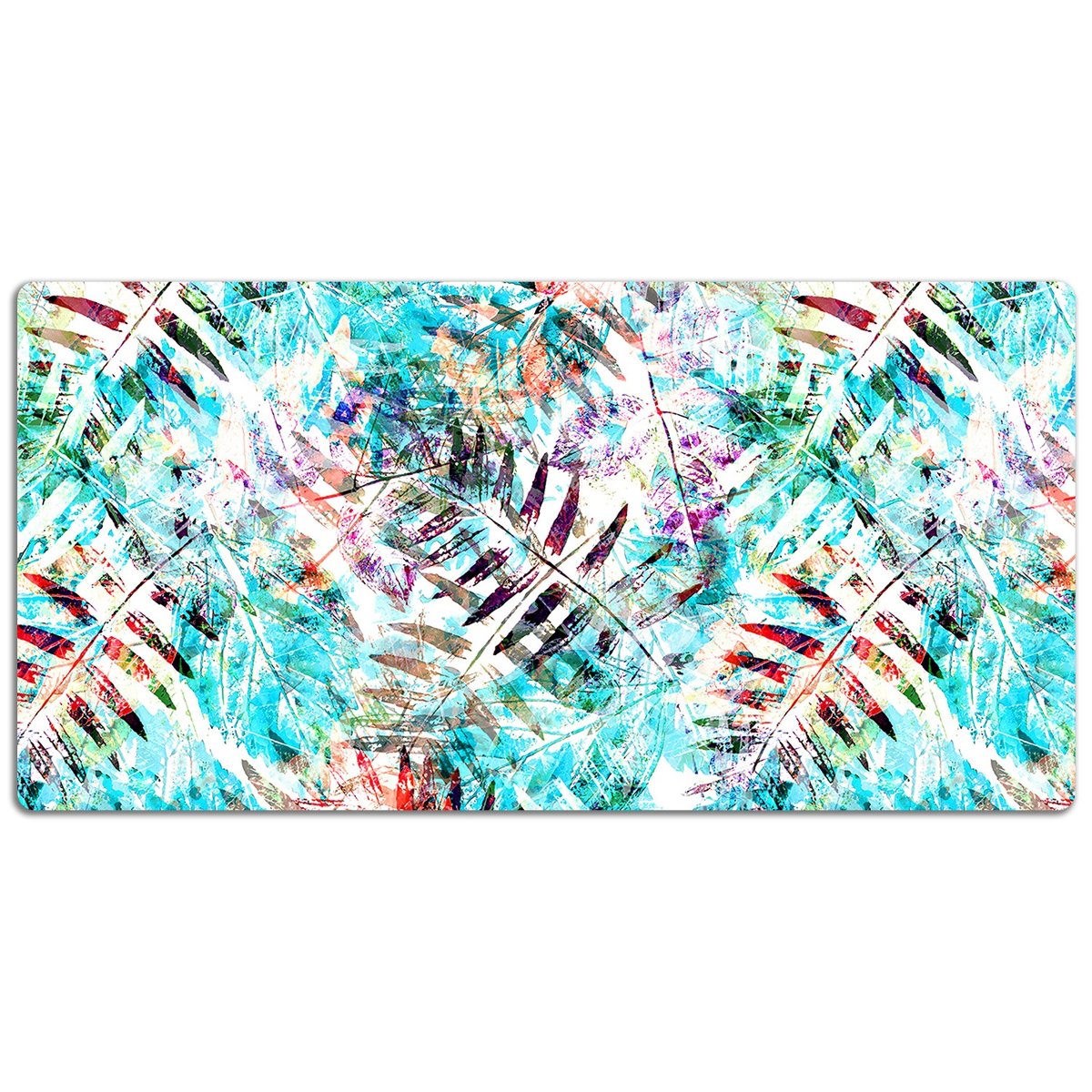 Mata ochronna z nadrukiem Odciski liści 120x60 cm, Dywanomat