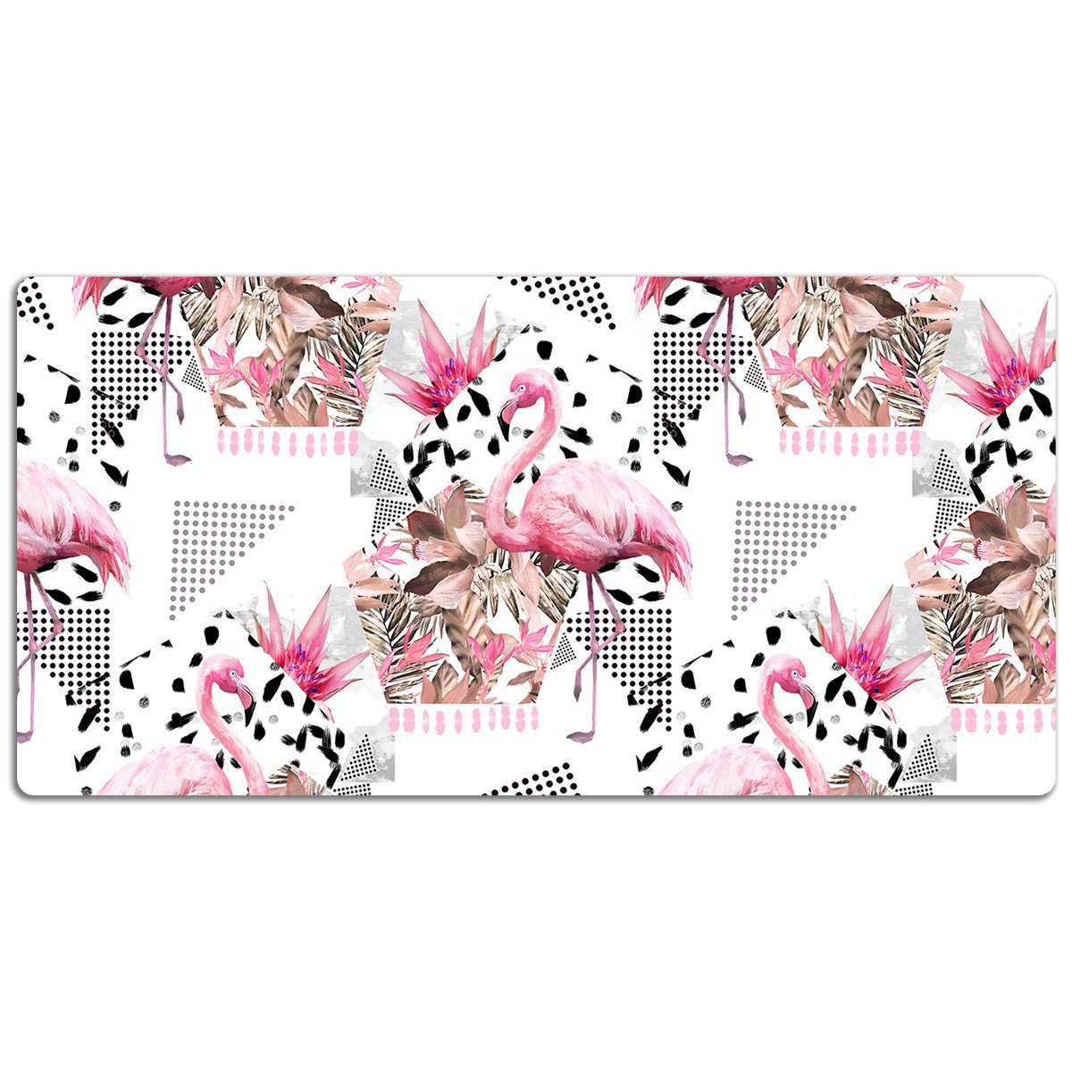 Podkładka pod mysz i klawiaturę Flamingi 120x60 cm, Dywanomat